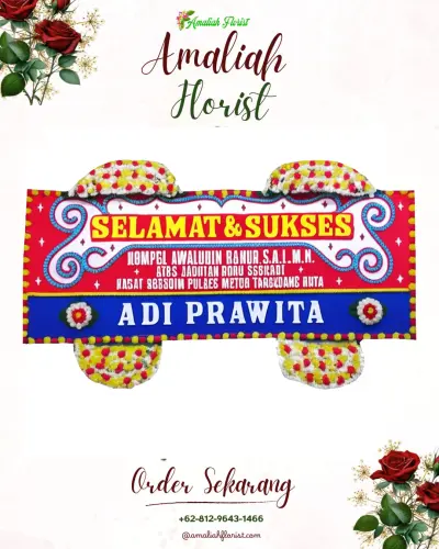 Karangan Bunga Ucapan Selamat di Padamulya